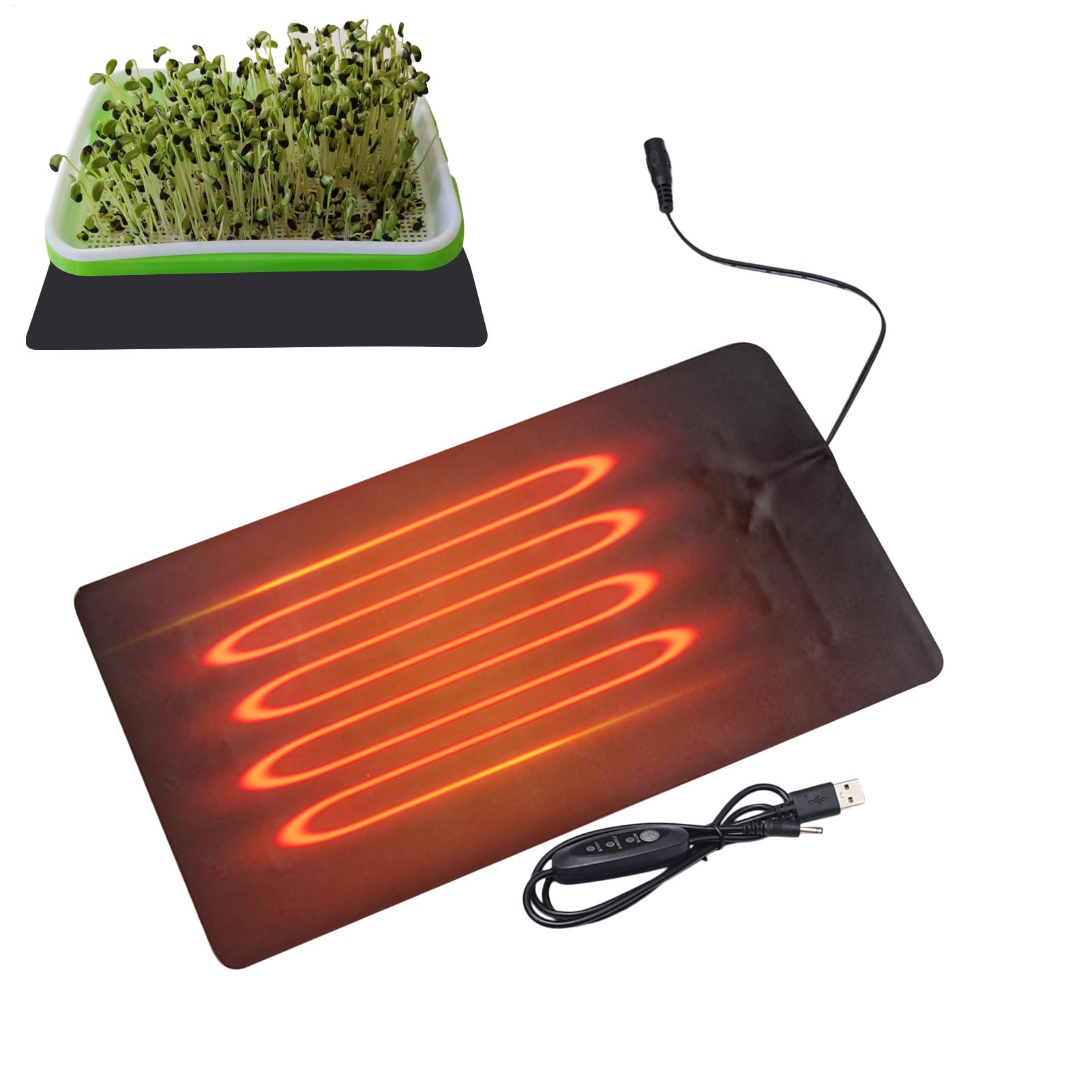 Seedling Heat Mat - Alfombrilla Térmica para Plántulas, 5V 2A